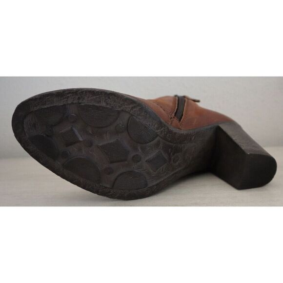 Miz Mooz 580269-101 Women Sz 36 US 5.5-6 Brandy Brown Leather Rico Booties - Picture 9 of 14